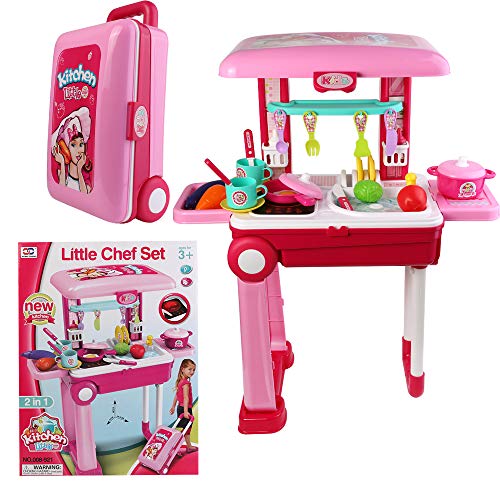 Kitchen Set for Kids, Featuring Play Food, Cookware, Pots and Pans, Cuttable Toy Food, and Kitchen Accessories – Toddler Kitchen Set, Ideal Gift for Boys and Girls
