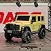 LDARC 1:43 Scale Mini RC Crawler RTR RC Rock Truck 4x4 with Organizer Bag（Lemon Yellow）