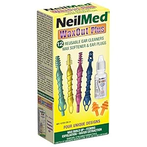 NeilMed Reusable Flexible Ear Cleaners, 15 Piece Set