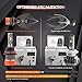 MOSTPLUS MOSTPLUS 9800 Lumens 98W/Pair-9007 All-in-One LED-TX1860 Chip Really Focused Headlight Bulbs Super Mini Conversion Kit Xenon White