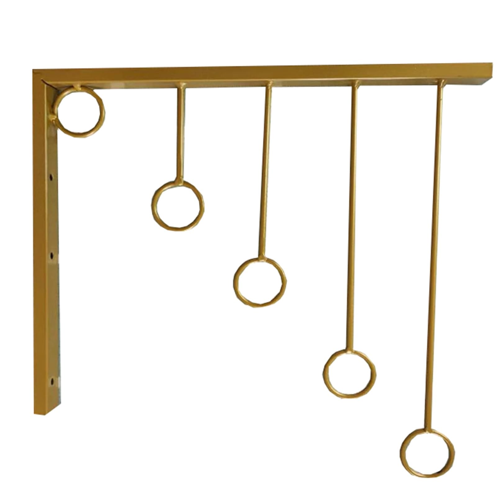 Wandmontierter Unterwäscheständer, Goldfarbener BH- und Dessousständer – Metall-Unterwäscheständer für Bekleidungsgeschäfte, Boutiquen und Einzelhandel – Stilvoller Organizer für B
