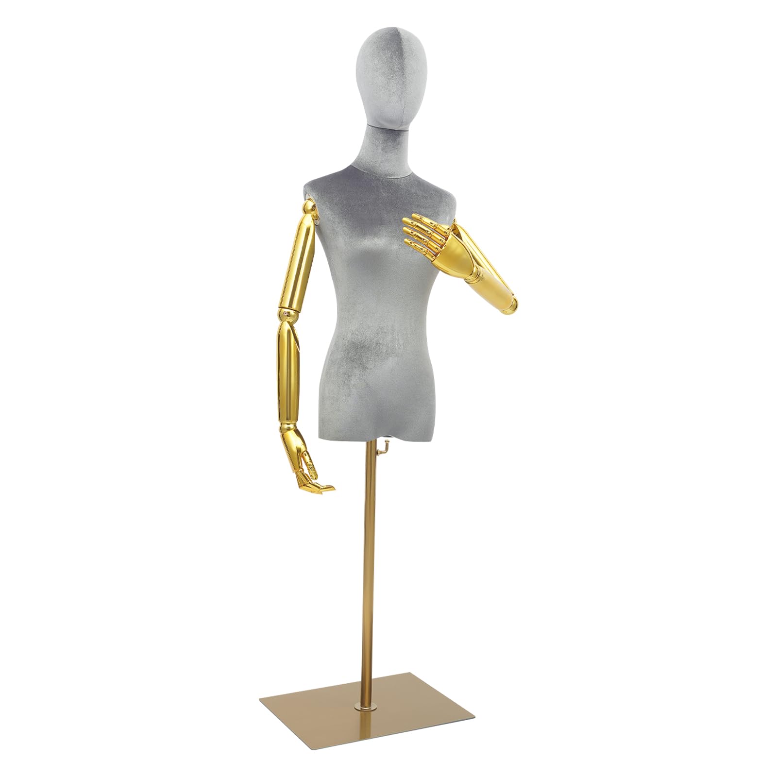 Manekiny damskie, regulowana wysokość 150-200 cm, manekin, półwyświetlacz, do sukienki, biżuterii