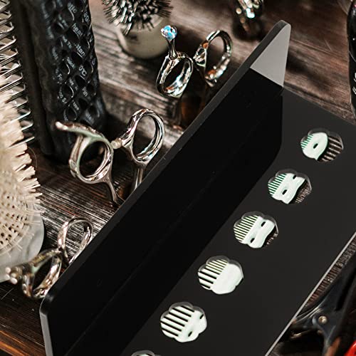 Lurrose Wall Mounted Salon Scissors Holder Acrylic Organizer with 6 Slots 5.5 X 3 Inch Space Saving Hairdresser Scissor Rack for Barber Shop and Home - Image 4