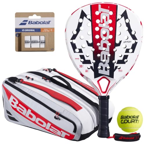 Babolat Technical Veron Juan Lebron Padel Racket – Optional Bag, Balls, Overgrips, Additional Rackets - Customize Your Kit