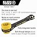 Klein Tools KT155T 6-In-1 Lineman's Ratcheting Wrench with Bolt Through Design and Bright Yellow Socket