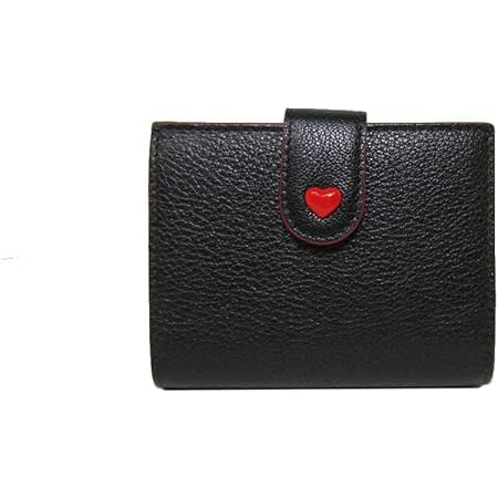 Amazon ミュウミュウ 二つ折 財布 マドラス レザー ハート Miu Miu 5mv4 2bc3 F0002 Madras Love Nero ブラック Miumiu レディース 並行輸入品 財布