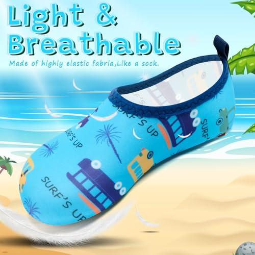 Image of VIFUUR Kids Water Shoes Girls Boys Quick Dry Aqua Socks for Beach Swim Outdoor Sports