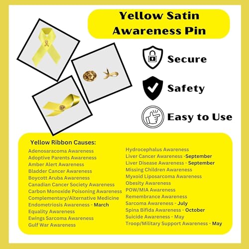 Image of 1 /2 /5 /10 /25 /50 /100pcs Satin Awareness Ribbon Pins (Pick your color), for Cancer & Disease Awareness, Bulk Quantities for Fundraising, Events, Gift Giving