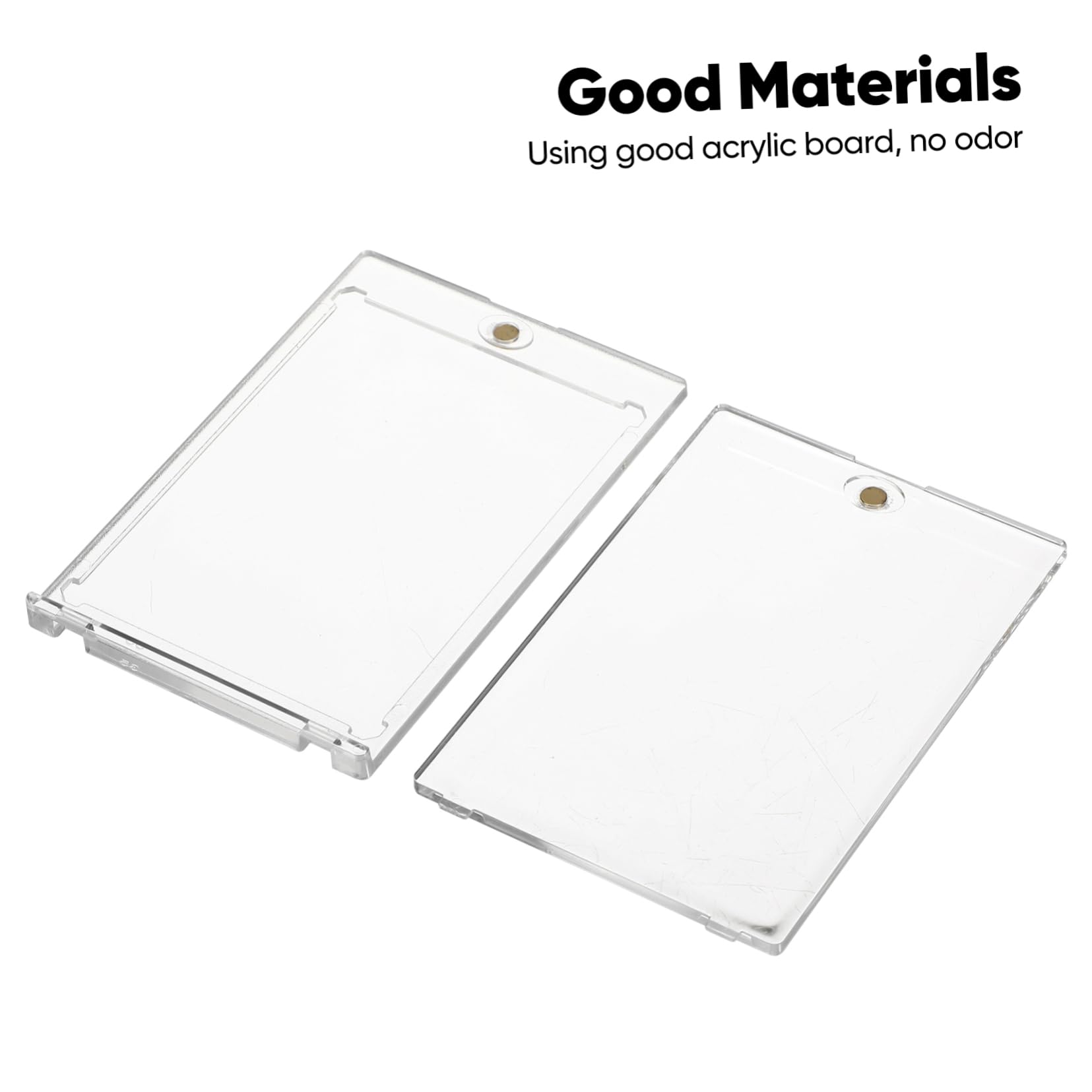 COHEALI 30pezzi Porta Carte Magnetico Trasparente Custodia Per Carte Da Gioco Custodie Protettive Per Collezione Di Da Baseball e Figurine Sportive