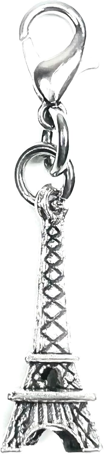 Eiffel Tower Paris France Clip on Charm Perfect for Necklaces and Bracelets 96G - Image 4