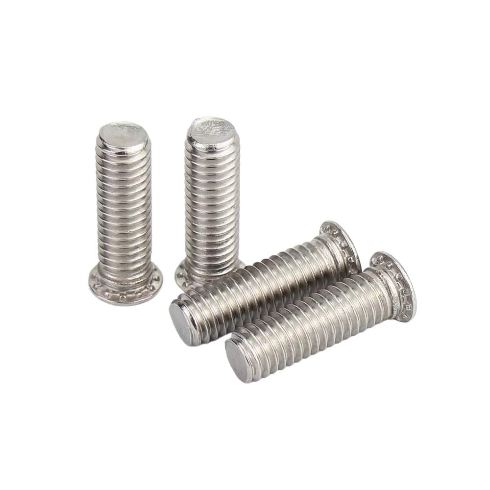 Set di bulloni e Dadi, Bulloni a Vite Piatta rivettanti a Pressione in Acciaio Inossidabile 304 da M3 a M10, Dimensioni Multiple(M3 x 18mm)