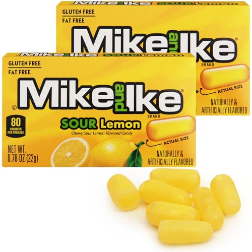Mike and Ike Dulce Ácido de Limón, Pack de 2 Cajas 0.78 oz miniatura 1
