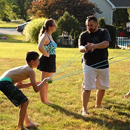 Water Balloon Launcher 500 Yard, 23 Man Waterball Launcher Slingshot Heavy Duty TShirt