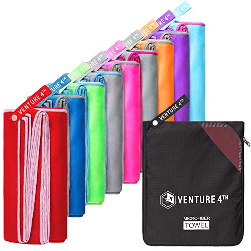 VENTURE 4TH Microfiber Travel Towel - Sports Towel: Best Shamie - Accessories