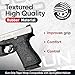 Handleitgrips Gun Grip Tape Compatible with Glock 43x and Glock 48 - Black Textured Rubber Pistol Grip Tape, Easy Installation, Gun Parts & Accessories, Veteran Owned, Made in The USA