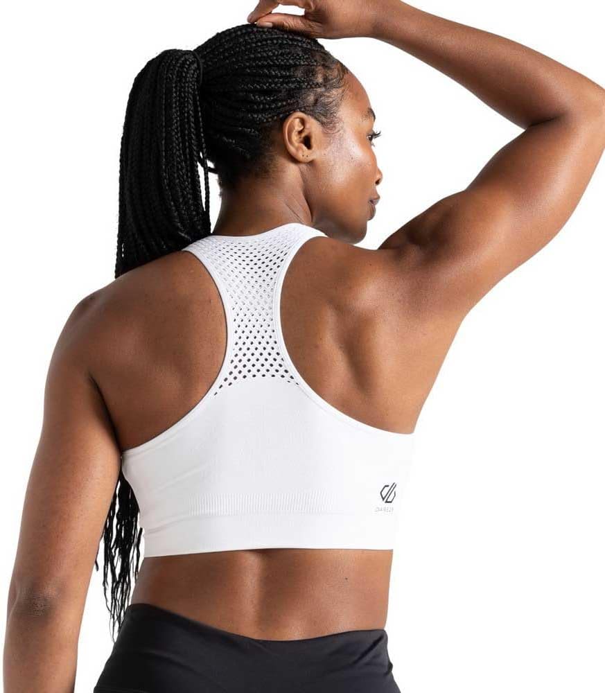 Dare 2b Womens/Ladies Dont Sweat It II Sports Bra (L) (White)
