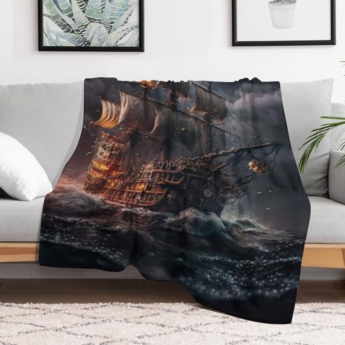 Couverture Pirate en Flanelle Douceur Premium 130×150cm - 3