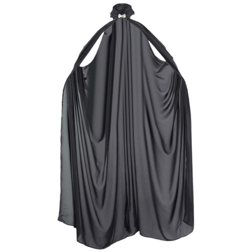 Fituenly Cool Unisex Hooded Cloak, Medieval Wicca Robe Cape Shawl, Halloween Party Witch Wizard Cosplay Costume for Women