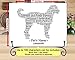 Labradoodle Personalize Dog Wall Art Print | Home Decor Gift Wrapped | Custom Name | Pet Loss Memorial Present for Owners | USA Handmade