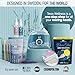 Tress Wellness Blue Warmer Kit with White Wax Metling Bowl and Bikini Wax