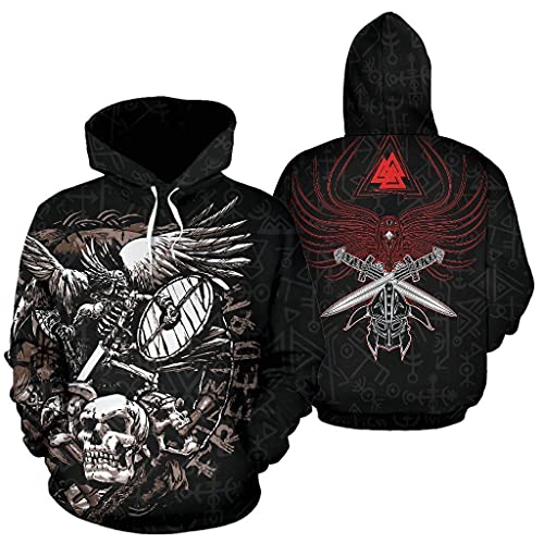 Sweat à capuche Viking homme avec poche pour affronter le quotidien avec style