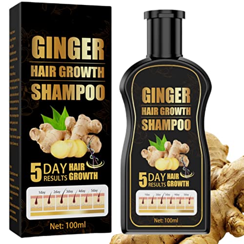 Ginger Hair Growth Shampoo Ginger Shampoo,Anti hair Loss Shampoo,Hair Regrowth Treatment for Men Woman,Mens Shampoo,Hair Growth Shampoo and Conditioner,Anti Dandruff Shampoo Men