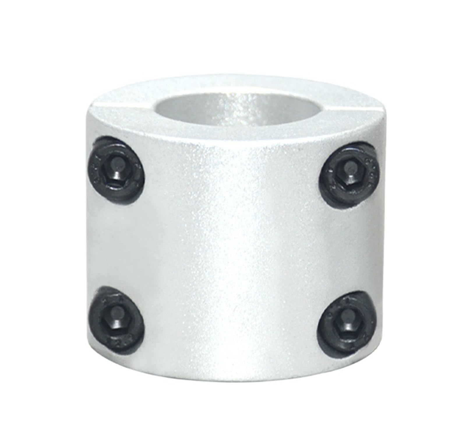 1 collar de eje dividido único extendido, carbono engrosado.