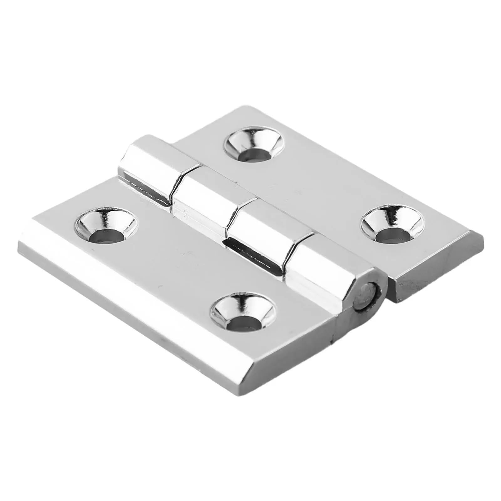 Kdhcvkz Silver 60X60mm 1Pcs Furniture Detachable Hinge Stainless Steel 40-60Mm(Silver 60X60mm)