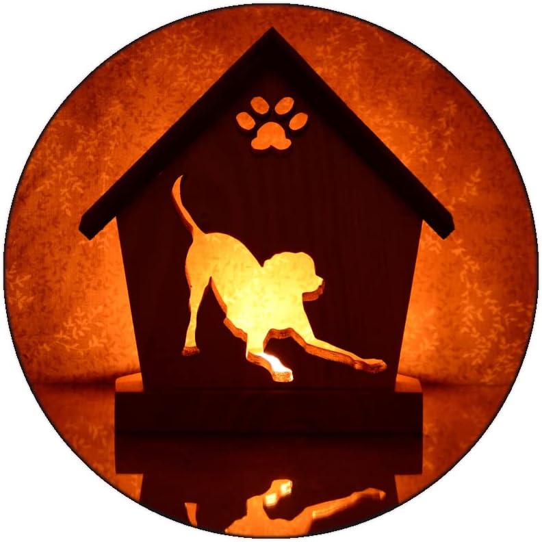 Unique Gift for Dog Lovers ○ Customized Gift Idea for Her/Him | ITALIAN GREYHOUND•JACK RUSSELL•LABRADOR | Personalized Pet loss Sympathy Gifts ○ Pet Memorial Tealight Candle Holder