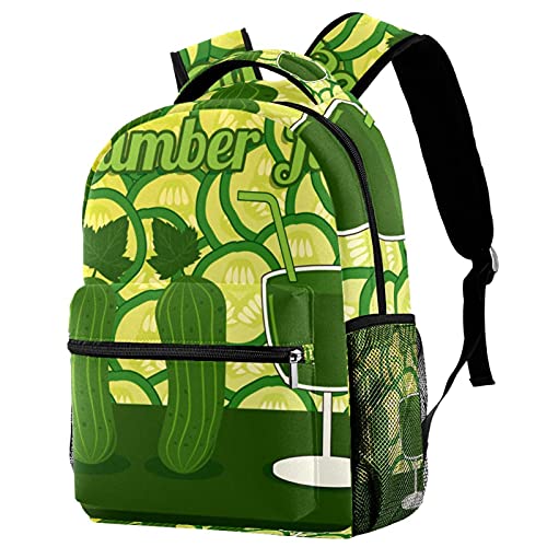 Sac à dos de voyage vert pour le camping et les sorties scolaires