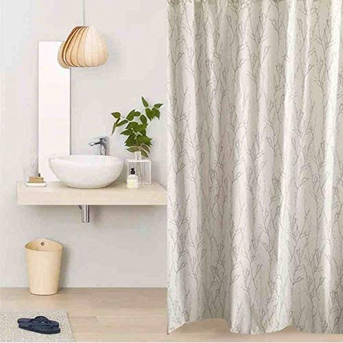 Rideau de salle de bain en polyester pour une douche moderne toujours sèche