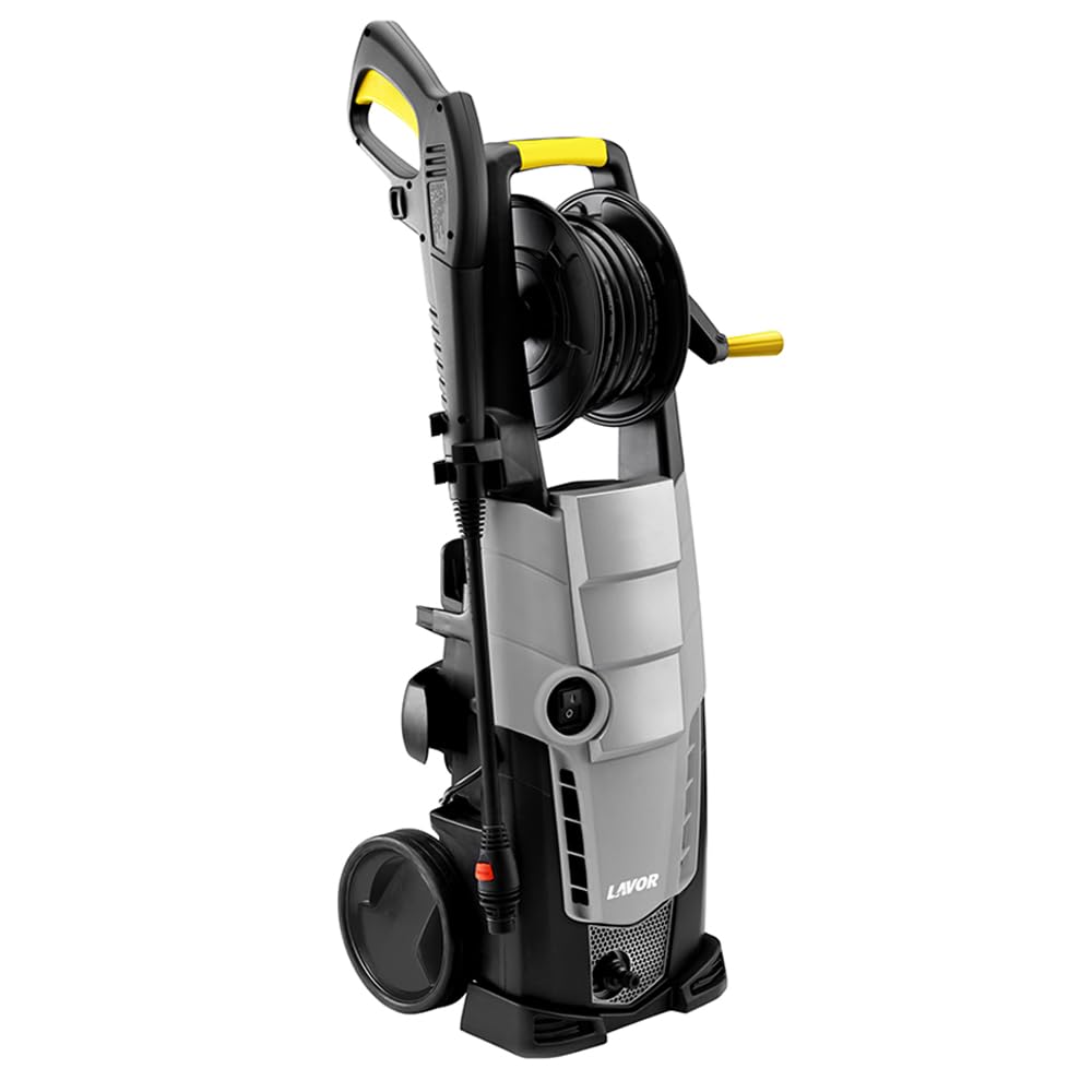 LAVOR Limpiador de Alta presión Galaxy 160 GL con Carrete de Manguera, Dos cepillos y presión máxima de 160 Bar, caudal de 510 l/h máximo, 2500 W