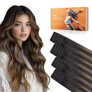 DOORES Invisible Tape in Hair Exten...