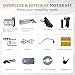 48V 2000W Brushless DC Motor Complete Kit with 40A 18 Mosfet Controller, 4300-4900RPM High Speed Brushless DC Motor Kits with 3-Speed Throttle & Pedal for Scooter Bicycle Motorcycle go Cart