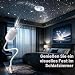 HD Intelligenter Smart Holografischer 5D Sternen & Ozeanprojektor, Einfacher Plug & Play Sternprojektor, 360° USB Galaxie-Und Mondprojektor Für Schlafzimmer Und Autodach (with 24 Films)