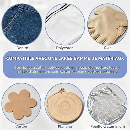 FTISSLY Lot de 25 Feuilles de Thermocollant Double Face – TPU Transparent 20×30 cm – Découpable sur Mesure – Résiste au Lavage et à l’Étirement – pour Réparer Tissu, Jeans, Cuir, Feutre – vue 6