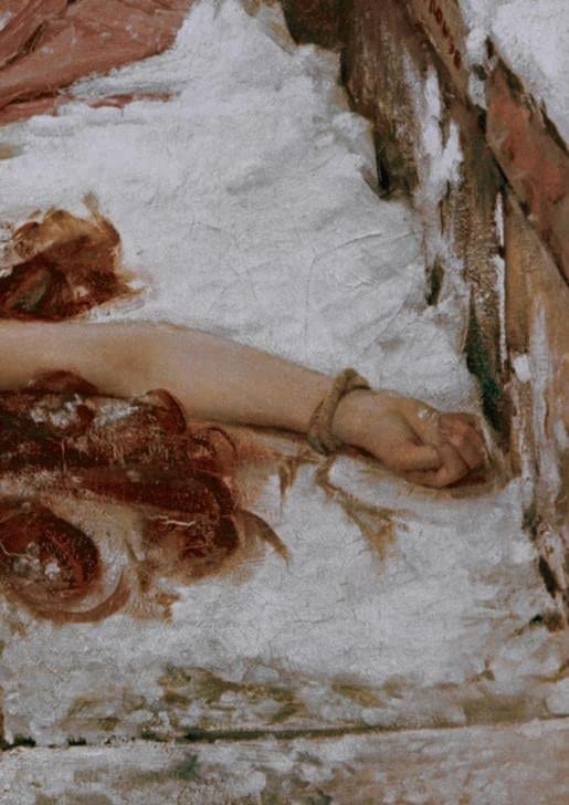 Art tableau dans le péristyle John William Waterhouse image sur toile décoration murale
