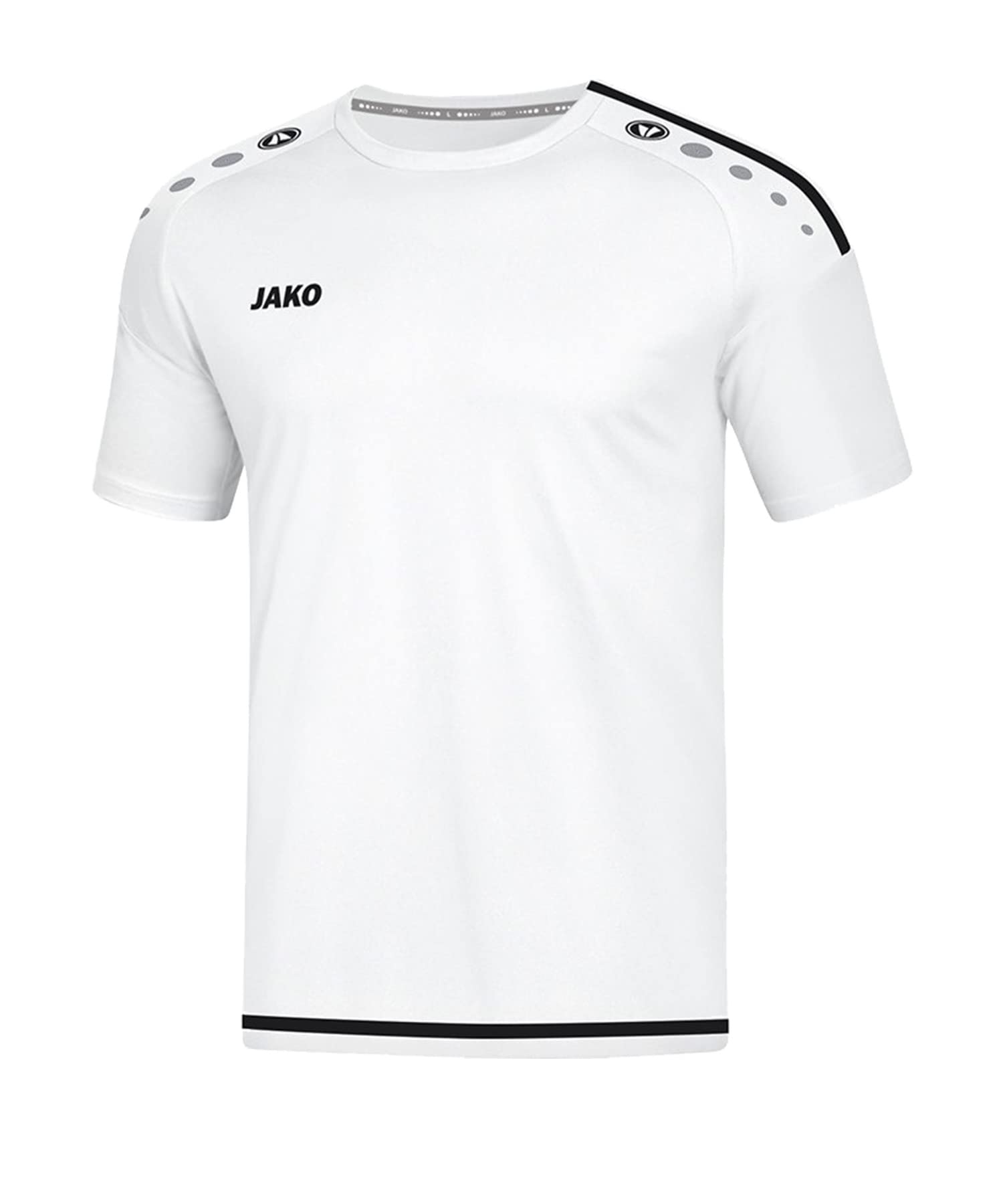JAKO Striker 2.0 Ka Jersey Men's Jersey - White Black, 4X-Large
