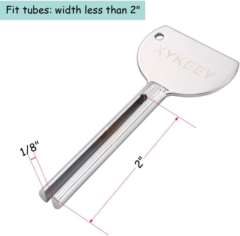 Tube Key Tooth Paste Squeezer – Set of 3 Manual Toothpaste Squeezer, XYKEEY Toothpaste Tube Squeezers