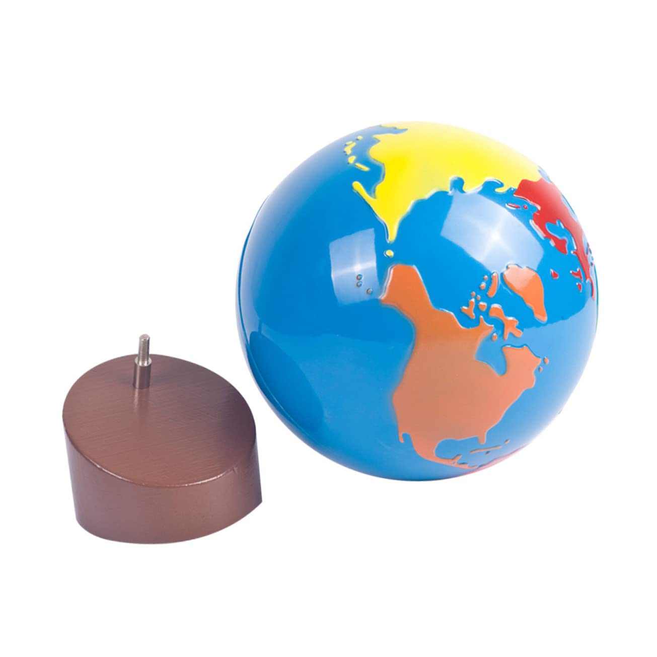 iplusmile Globo Terráqueo Base Juguete Educativo para Niños Superficie Lisa Estimulación Cognitiva Decoración Infantil
