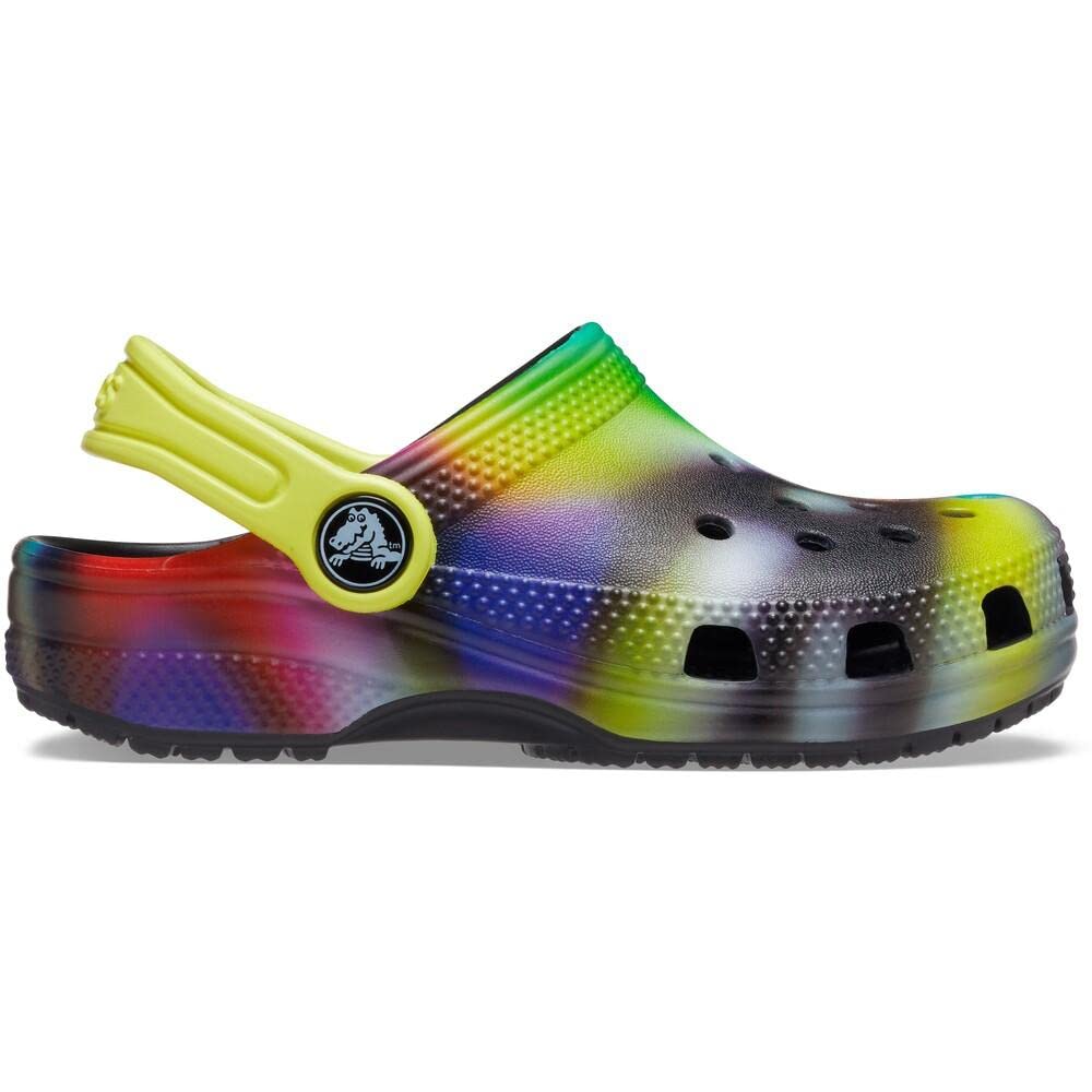 Crocs Mixte Enfant Classic Tie-Dye Graphic Clog T Sabots