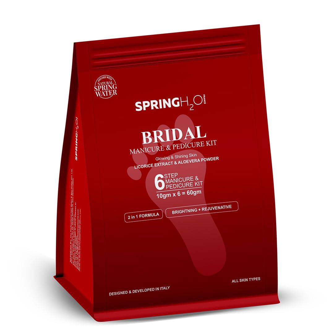 Spring H2O Bridal Manicure & Pedicure Kit for Glowing and Shining Skin