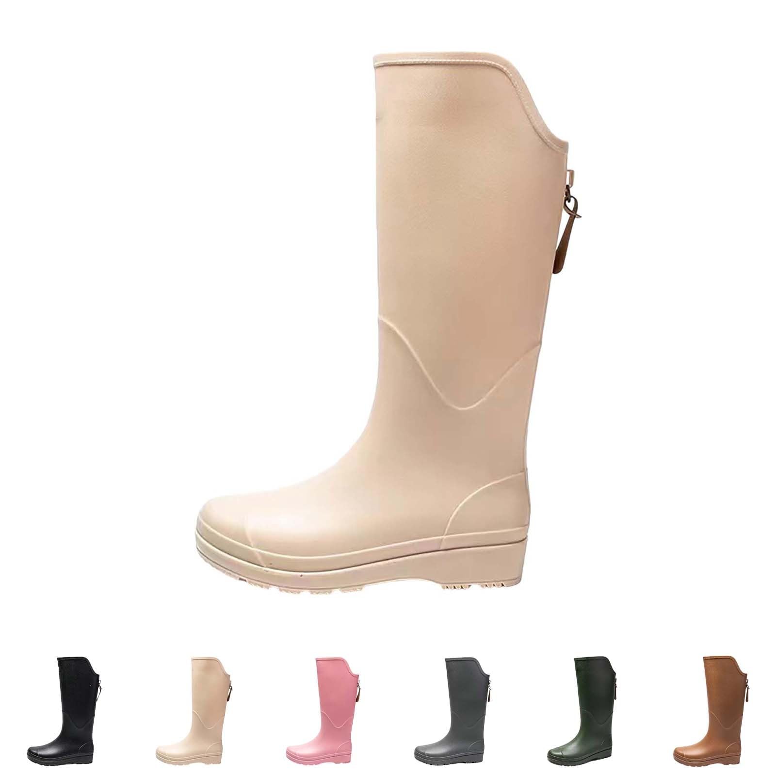 Wellington - Zapatos cortos para mujer, para lluvia, informales, informales, para exteriores, a la moda, para hombre, zapatos casuales para mujer