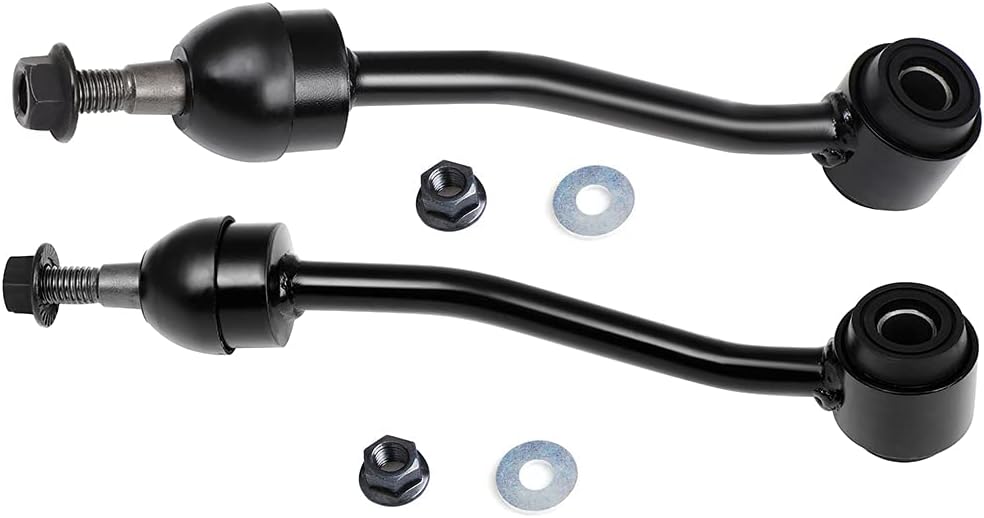 New 2PC K3197 Front Sway Bar End Links Kit Fit 1997-2006 for Jeep TJ for Jeep Wrangler Replacement Suspension Parts