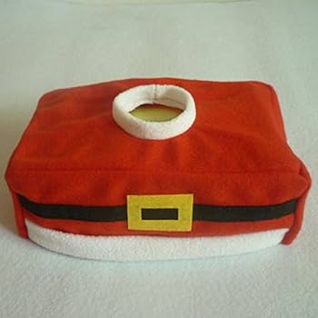 Amazon｜クリスマスティッシュボックスカバー - レッド - 25.5X14X9