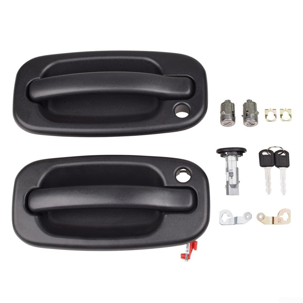 Manija de puerta exterior para Chevrolet Avalanche 1999-2006 con cerradura delantera y llave