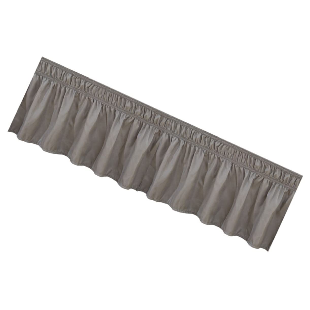 Faldón elástico de cama Twin cubre somier ajustable diseño elegante tela antiarrugas