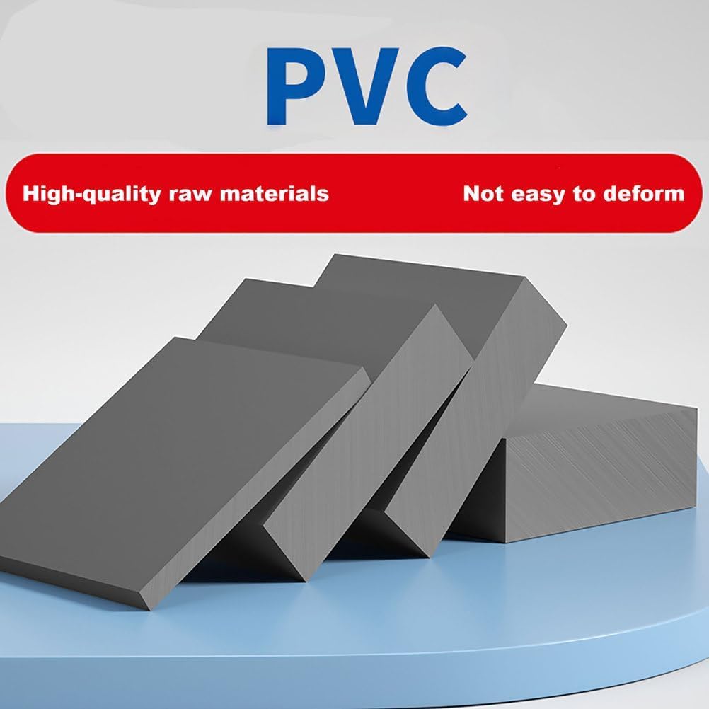 Tablero de plástico lámina PVC gris, Panel vinilo rígido