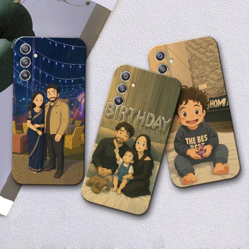 Image of COLORflow Back Cover Compatible with Samsung Galaxy A34 5G | Ghibli Studio Style Customized Back Cover Compatible with Samsung Galaxy A34 5G