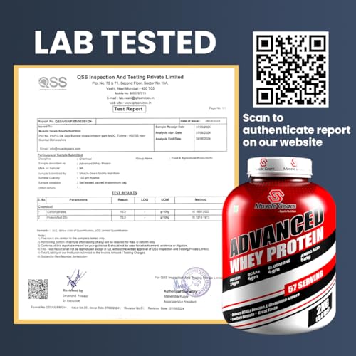 Image of Muscle Gears Advance Whey Protein 4.4 LBS (Cookies & Cream)